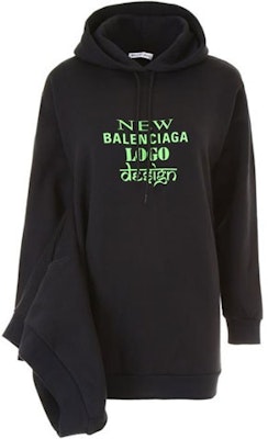 (Women) Balenciaga SS22 Letter Print Black Hoodie Long Sleeve for Women. 518236TYK471000 Buy (Women) Balenciaga SS22 Letter Print Black Hoodie Long Sleeve for Women. 518236TYK471000