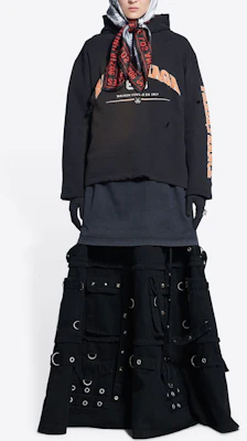 (W) Balenciaga Sudadera con Capucha Estampado Letras SS22 Ajuste Regular Negra 670946TLVJ30107 Shop (W) Balenciaga Sudadera con Capucha Estampado Letras SS22 Ajuste Regular Negra 670946TLVJ30107