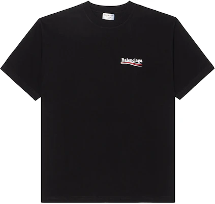 (Women) Balenciaga SS22 Logo Embroidered Cropped Loose Fit T-Shirt Black 641655TKVJ11070 Buy (Women) Balenciaga SS22 Logo Embroidered Cropped Loose Fit T-Shirt Black 641655TKVJ11070