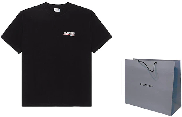 (Women) Balenciaga SS22 Logo Embroidered Cropped Loose Fit T-Shirt Black 641655TKVJ11070 Shop (Women) Balenciaga SS22 Logo Embroidered Cropped Loose Fit T-Shirt Black 641655TKVJ11070
