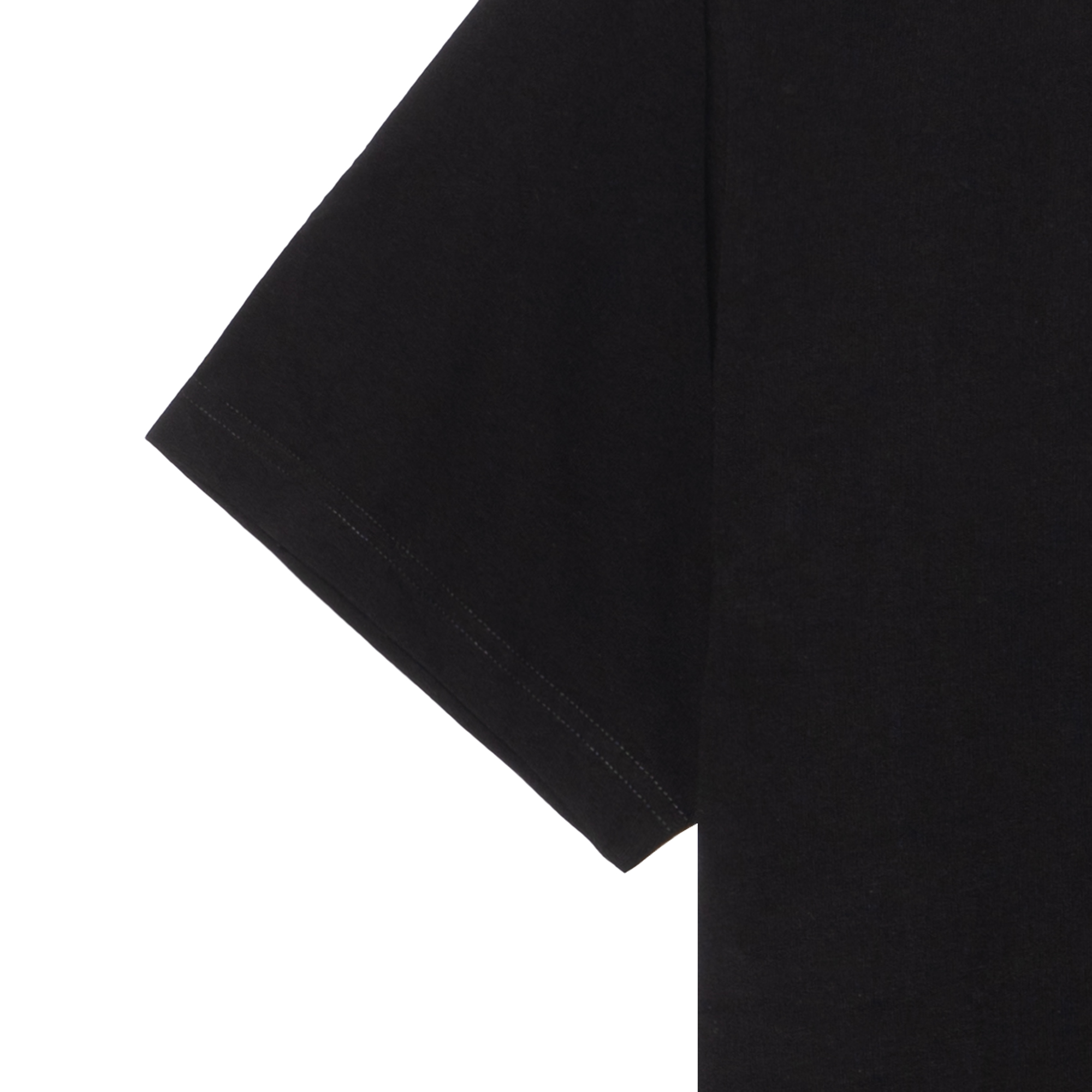 Details for (Women) Balenciaga SS22 Logo Embroidered Cropped Loose Fit  T-Shirt Black 641655TKVJ11070