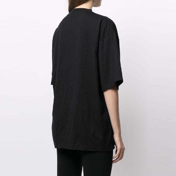 (Women) Balenciaga SS22 Oversized Graphic T-Shirt Black  Collection. 641532TJV801070 圖 5