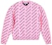Order (Women) Balenciaga SS22 Pink Logo Knit Crewneck Pullover Sweater Women. 704428T32335231