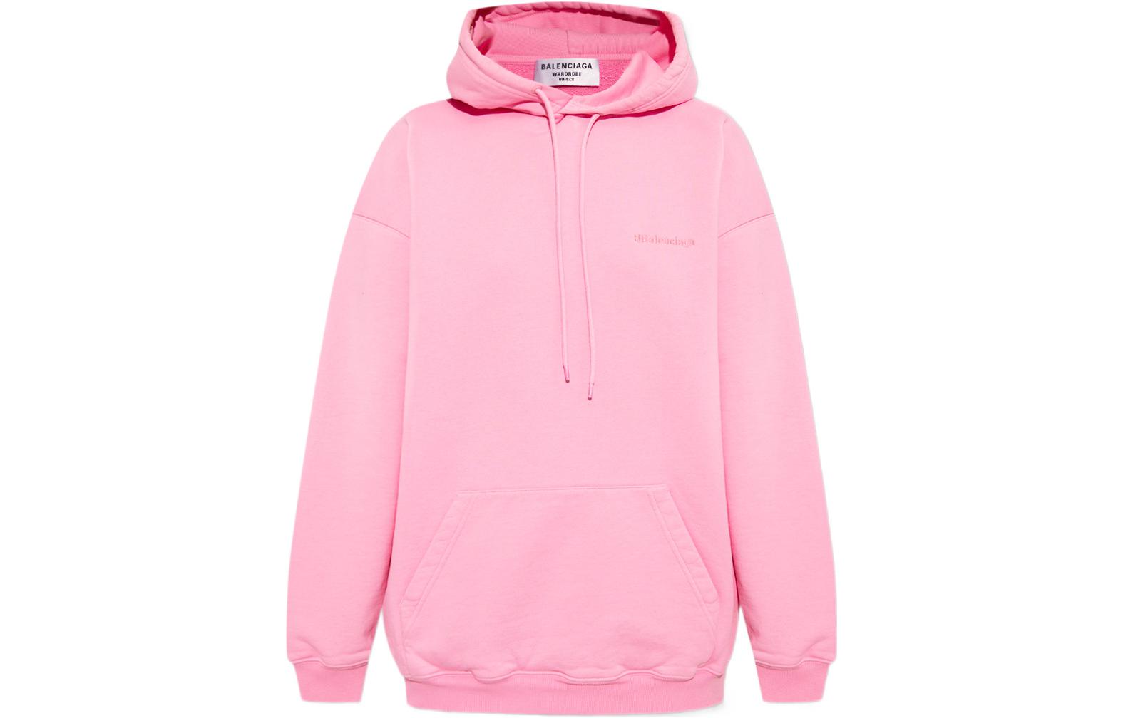 (Women) Balenciaga SS22 Pink Oversized Hoodie with Letter Print 578135TKVB55700 圖 2