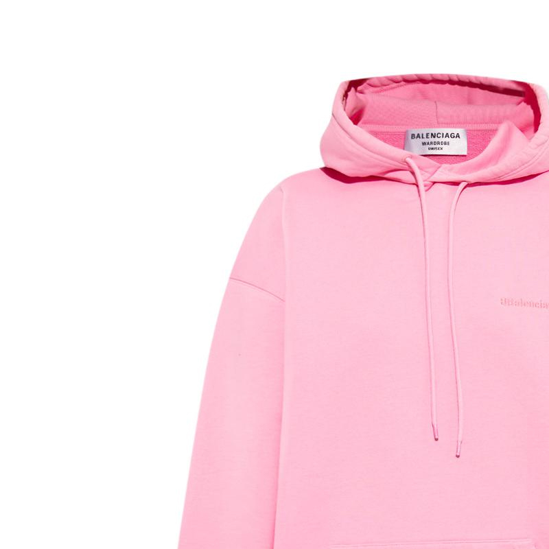 (Women) Balenciaga SS22 Pink Oversized Hoodie with Letter Print 578135TKVB55700 圖 6