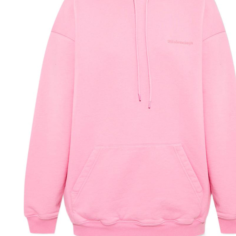 (Women) Balenciaga SS22 Pink Oversized Hoodie with Letter Print 578135TKVB55700 圖 7