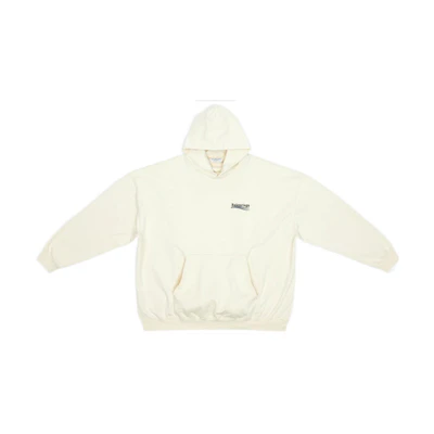 (Women) Balenciaga SS22 Political Campaign Beige Letter Print Hoodie 620947TKVI98962