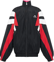 (Women) Balenciaga SS22 Reversible Logo Print Jacket Black Loose Fit 681445TKO480100 (Women) Balenciaga SS22 Reversible Logo Print Jacket Black Loose Fit 681445TKO480100