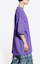 Sizing (W) 巴黎世家SS22亮片字母标紫色圆领休闲T恤女款 681314TLVH40553