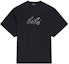 Order (Women) Balenciaga SS22 Sequin Logo Black Crewneck T-Shirt Women. 681314TLVH41000