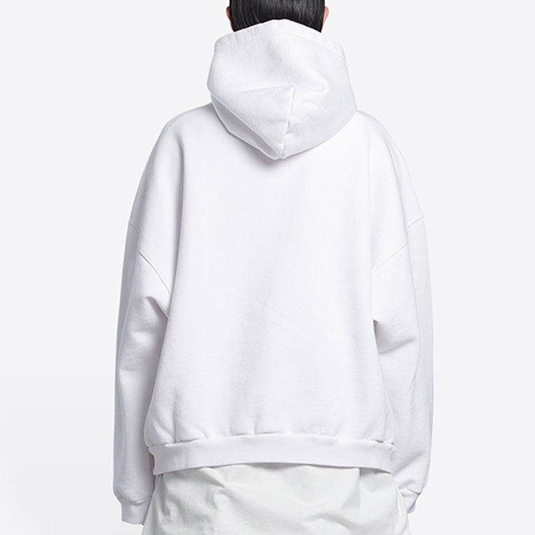 (Women) Balenciaga SS22 Slime Logo Print Oversized Hoodie Women White. 675003TLVF29014 圖 7