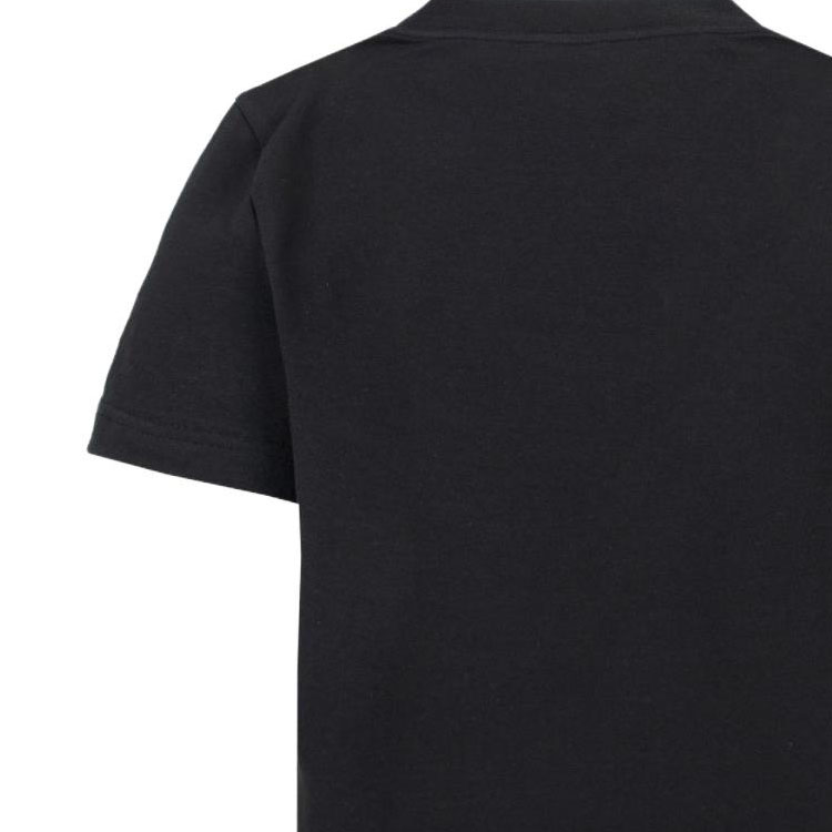 (Women) Balenciaga SS23  Black Crewneck Casual T-Shirt with Label Patch. 745019TOVD51055 圖 6