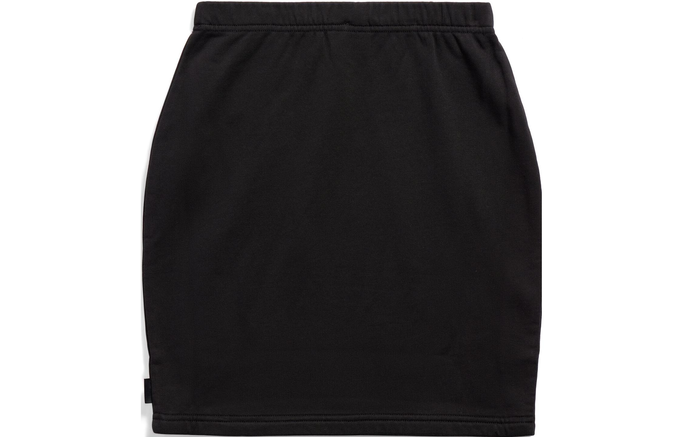 Lookbook (Women) Balenciaga SS23  Black Elastic Waist Casual Short Skirt. 748166TMVP81055