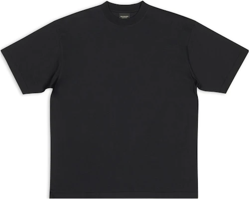 (W) 巴黎世家 SS23 黑色几何标志印花圆领 T恤 常规版型 724543TNVL91070 Lookbook (W) 巴黎世家 SS23 黑色几何标志印花圆领 T恤 常规版型 724543TNVL91070