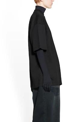 (W) 巴黎世家 SS23 黑色几何标志印花圆领 T恤 常规版型 724543TNVL91070 Sizing (W) 巴黎世家 SS23 黑色几何标志印花圆领 T恤 常规版型 724543TNVL91070