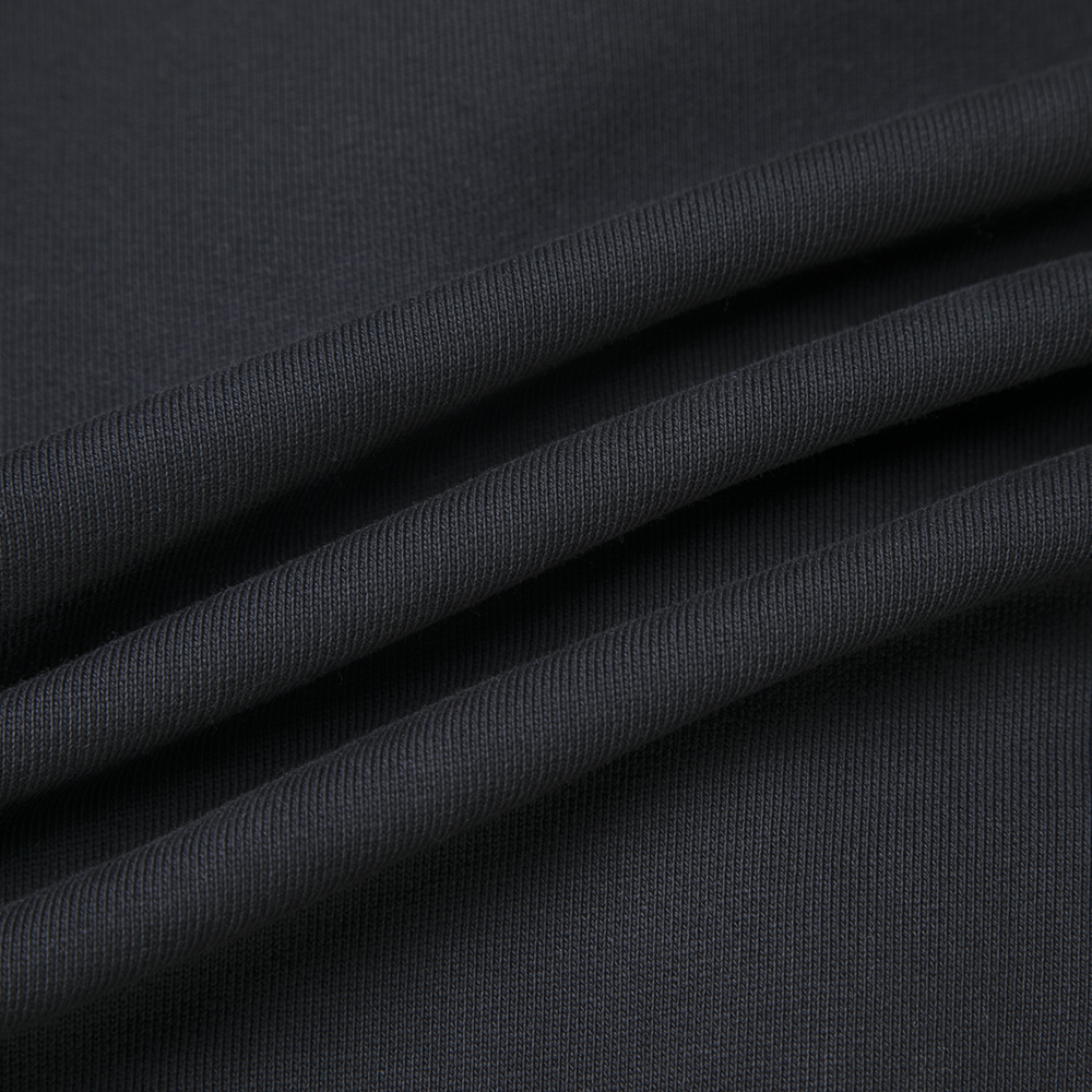 Sizing (W) Balenciaga SS23 黑色連帽拉鍊寬鬆版套頭運動衫。 744454TOVD61055