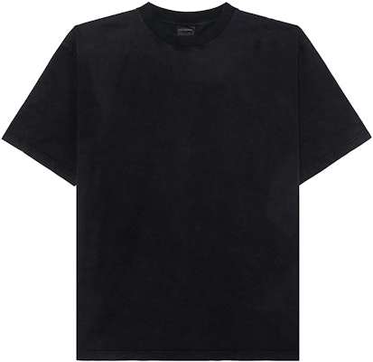 (W) Balenciaga SS23 黑色水鑽標誌短袖T恤。 641655TNVU31073 Buy (W) Balenciaga SS23 黑色水鑽標誌短袖T恤。 641655TNVU31073