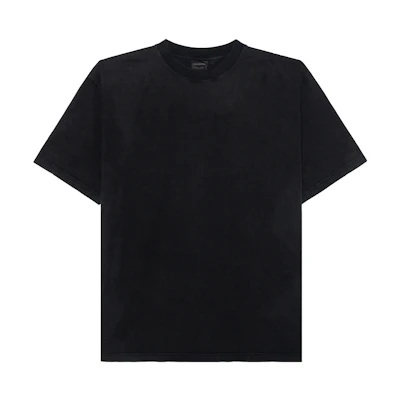 (Women) Balenciaga SS23 Black Logo Rhinestone Crewneck T-Shirt. 641655TNVU31073