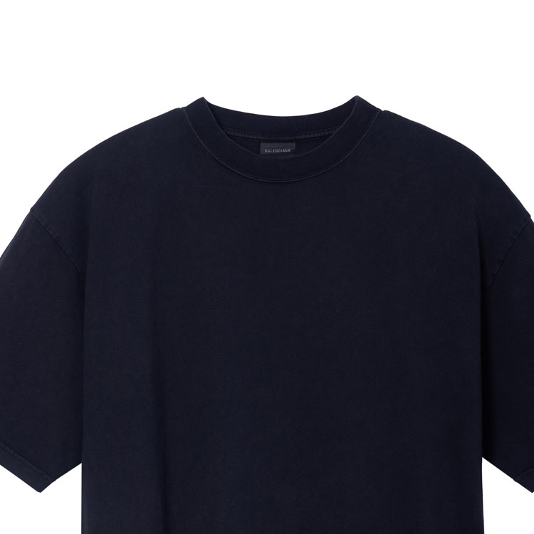 Details for (W) Balenciaga SS23 黑色水鑽標誌短袖T恤。 641655TNVU31073