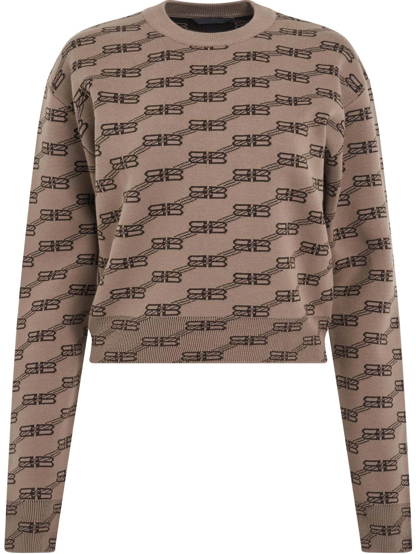women-balenciaga-ss-23-logo-print-brown-sweater-casual-spring-design-733863-t32539378