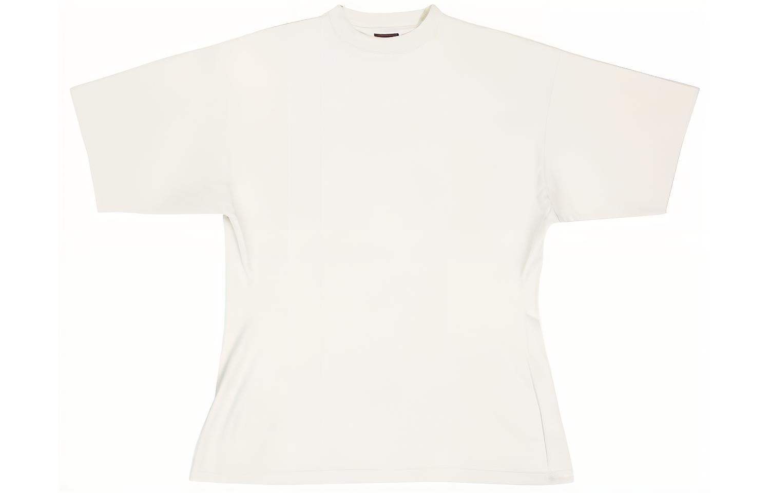 (Women) Balenciaga SS23  Oversized White Logo Embroidered T-Shirt. 724524TNVM79121 圖 2