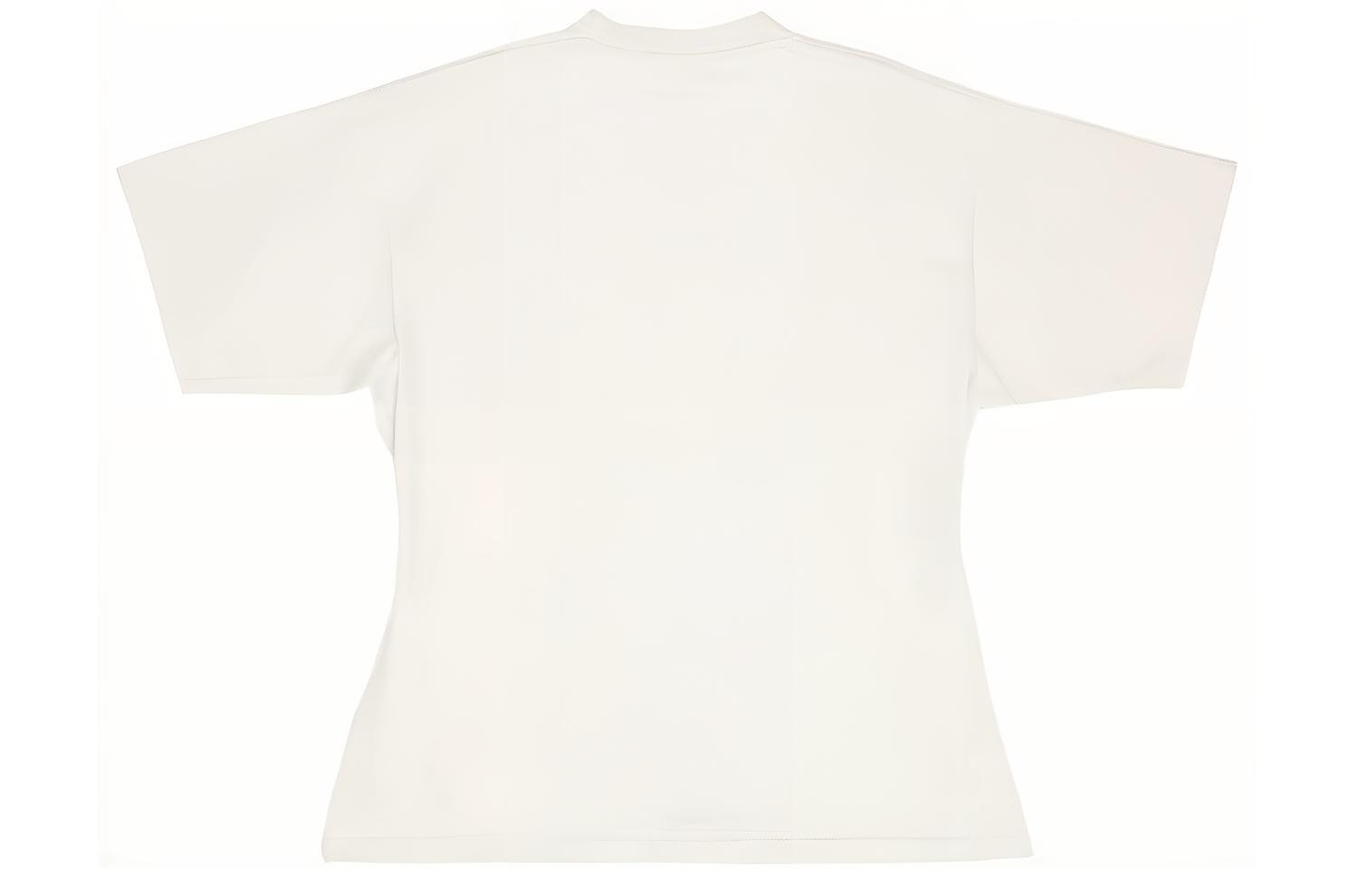 (Women) Balenciaga SS23  Oversized White Logo Embroidered T-Shirt. 724524TNVM79121 圖 3