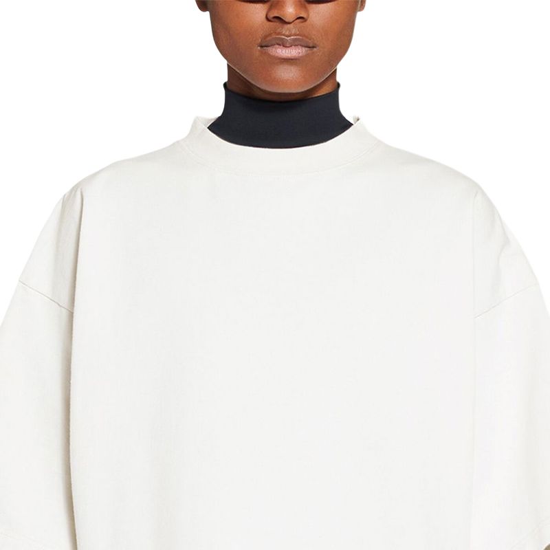 (Women) Balenciaga SS23  Oversized White Logo Embroidered T-Shirt. 724524TNVM79121 圖 8