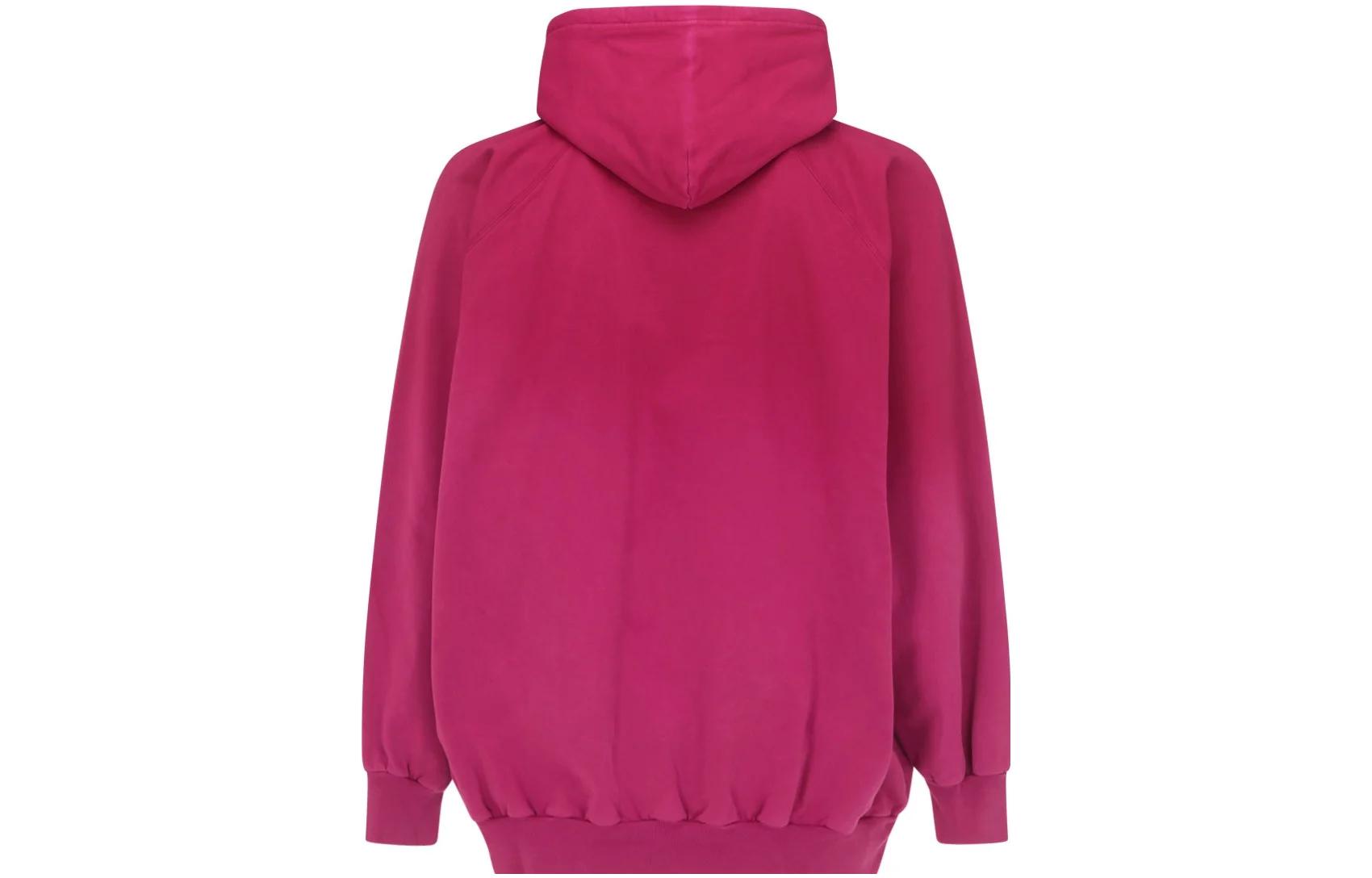 (Women) Balenciaga SS23  Pink Letter Print Hoodie Regular Fit. 697879TMVB15566 圖 3