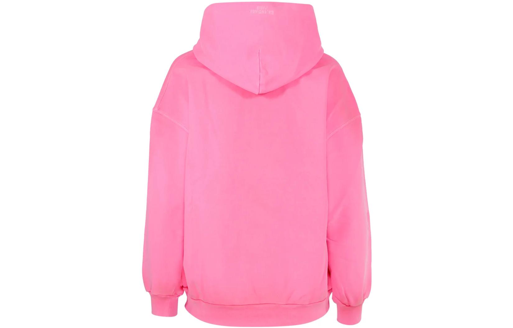 (Women) Balenciaga SS23  Pink Zip-Up Hoodie Jacket Loose Fit 744454TOVG55965 圖 3