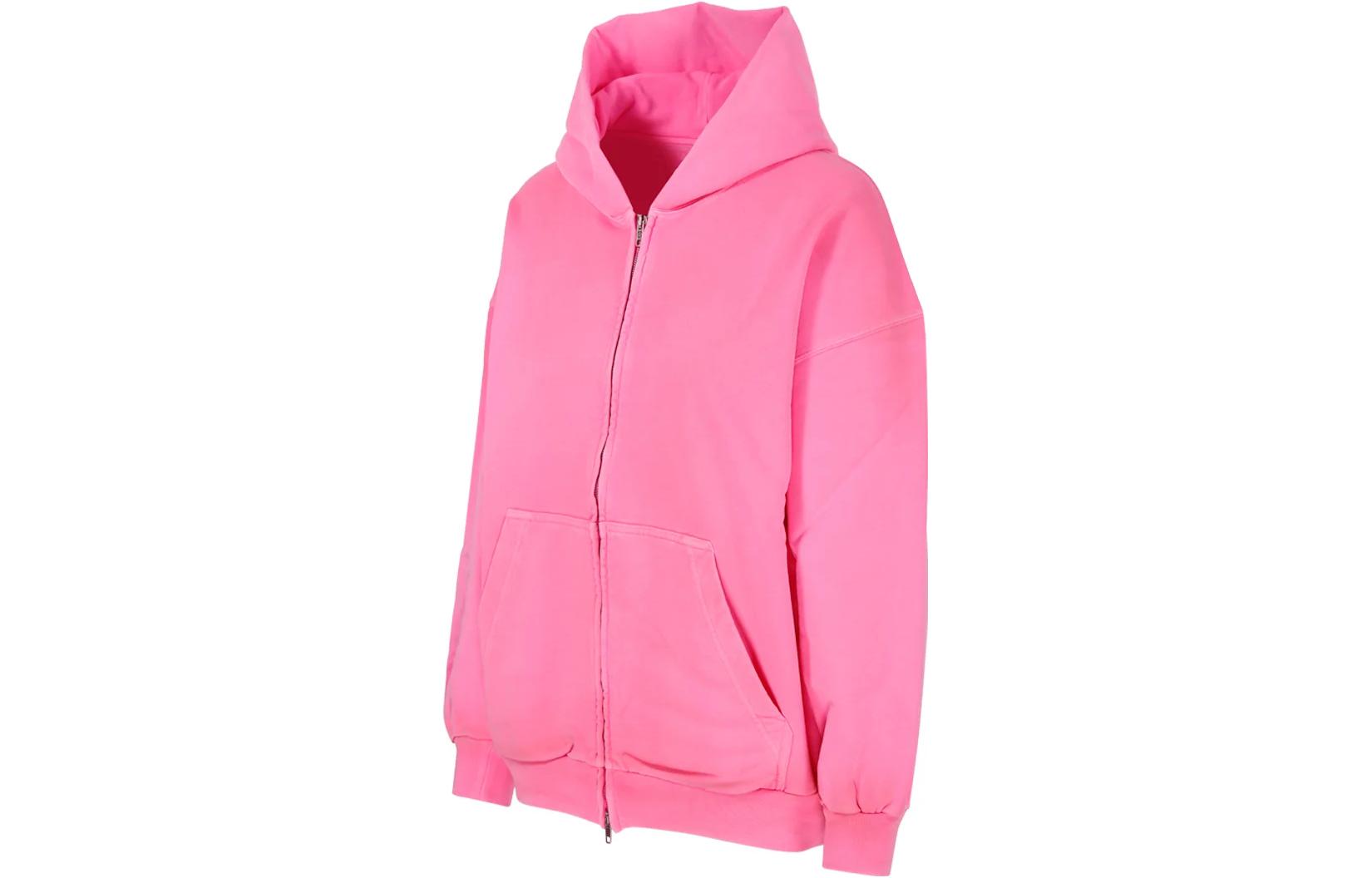 (Women) Balenciaga SS23  Pink Zip-Up Hoodie Jacket Loose Fit 744454TOVG55965 圖 4