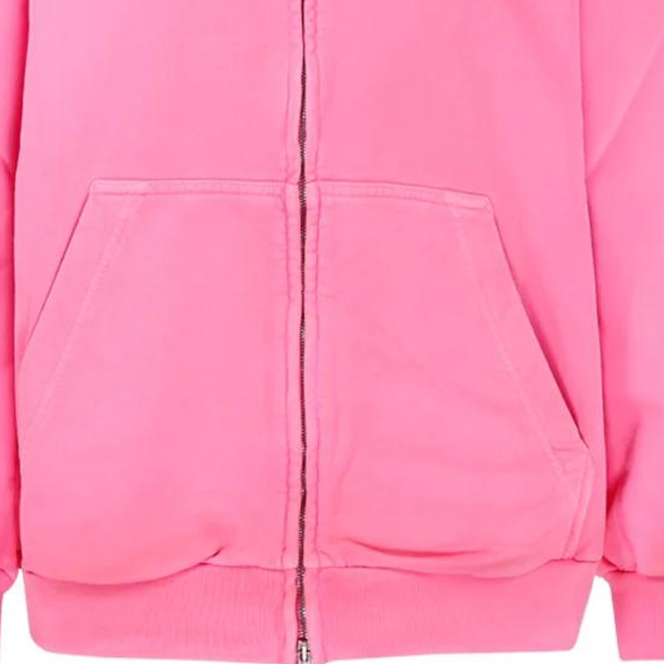(Women) Balenciaga SS23  Pink Zip-Up Hoodie Jacket Loose Fit 744454TOVG55965 圖 7