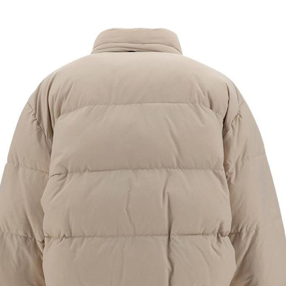 (Women) Balenciaga SS23  Quilted Cotton Jacket Khaki with Logo Print. 719862TNO459937 圖 6