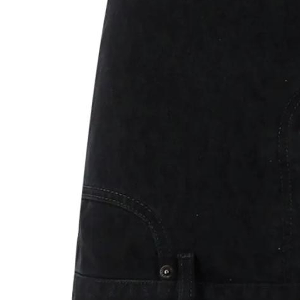 Purchase (W) 발렌시아가 SS23 슬림핏 솔리드 버튼 쇼츠 스커트. 750955TNW111700