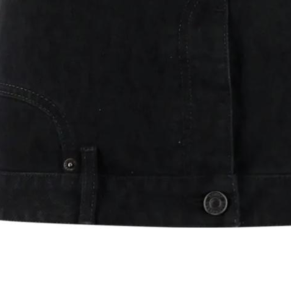 Details for (W) 발렌시아가 SS23 슬림핏 솔리드 버튼 쇼츠 스커트. 750955TNW111700