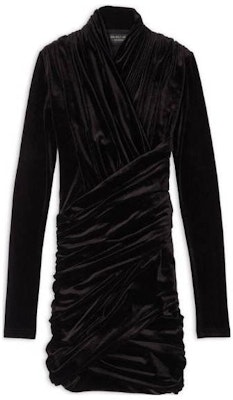 (W) 발렌시아가 SS23 블랙 미니멀리스트 롱슬리브 캐주얼 드레스 725098TKQ221000 Buy (W) 발렌시아가 SS23 블랙 미니멀리스트 롱슬리브 캐주얼 드레스 725098TKQ221000