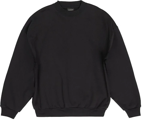 (W) 발렌시아가 SS23 블랙 오버사이즈 크루넥 풀오버 스웻셔츠 724544TNVL51000 Buy (W) 발렌시아가 SS23 블랙 오버사이즈 크루넥 풀오버 스웻셔츠 724544TNVL51000