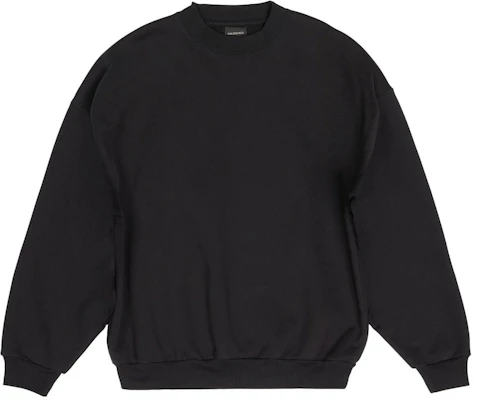 (W) 발렌시아가 SS23 블랙 오버사이즈 크루넥 풀오버 스웻셔츠 724544TNVL51000 Order (W) 발렌시아가 SS23 블랙 오버사이즈 크루넥 풀오버 스웻셔츠 724544TNVL51000