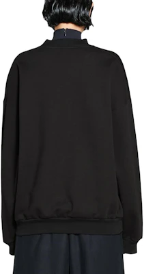 (W) 발렌시아가 SS23 블랙 오버사이즈 크루넥 풀오버 스웻셔츠 724544TNVL51000 Shop (W) 발렌시아가 SS23 블랙 오버사이즈 크루넥 풀오버 스웻셔츠 724544TNVL51000