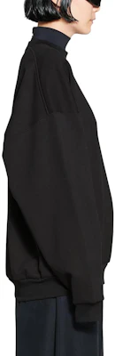 (W) 발렌시아가 SS23 블랙 오버사이즈 크루넥 풀오버 스웻셔츠 724544TNVL51000 Purchase (W) 발렌시아가 SS23 블랙 오버사이즈 크루넥 풀오버 스웻셔츠 724544TNVL51000