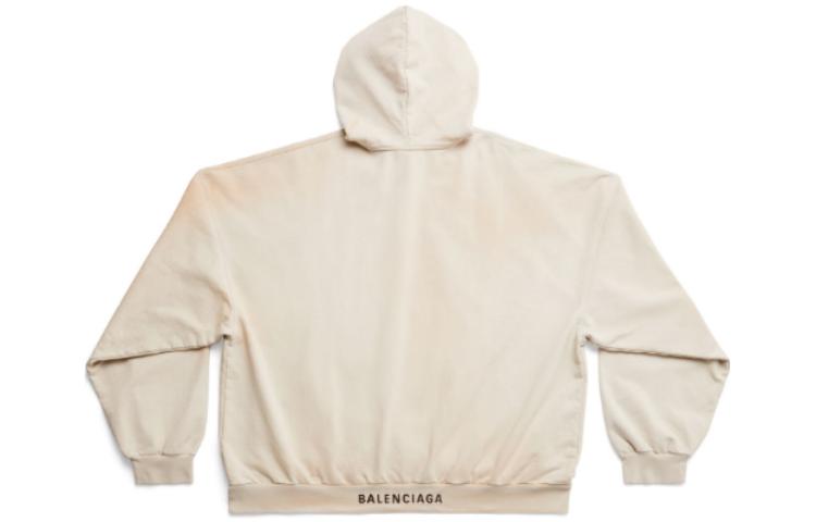 (Women) Balenciaga SS23 Gradient Logo Hoodie  Oversized Fit in Khaki. 739024TOVF39199 圖 3