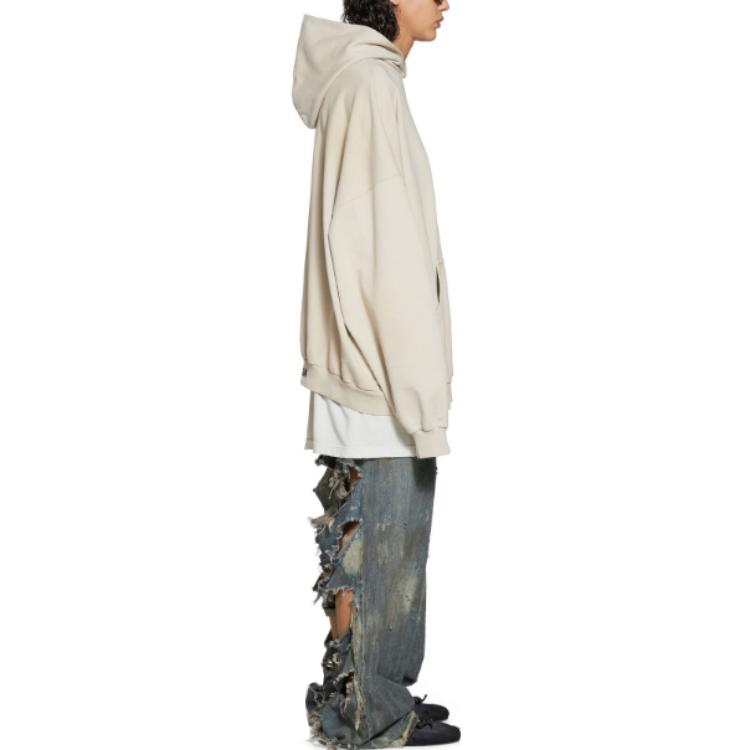 (Women) Balenciaga SS23 Gradient Logo Hoodie  Oversized Fit in Khaki. 739024TOVF39199 圖 6