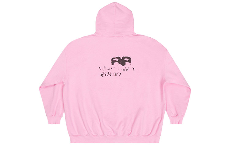 (Women) Balenciaga SS23 Letter Print Pink Hoodie Womenswear 620947TNVQ11401 圖 3