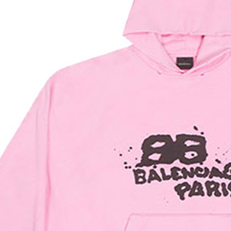 (Women) Balenciaga SS23 Letter Print Pink Hoodie Womenswear 620947TNVQ11401 圖 6