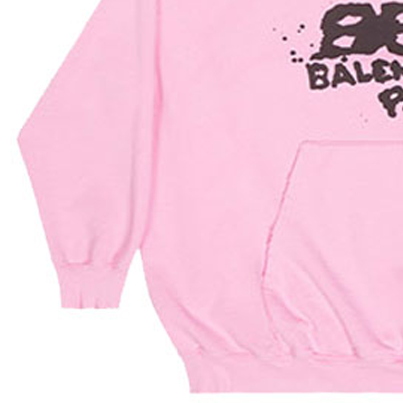 (Women) Balenciaga SS23 Letter Print Pink Hoodie Womenswear 620947TNVQ11401 圖 7