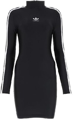 (W) 발렌시아가 SS23 로고 프린트 하이넥 롱슬리브 미디 드레스 블랙 728939TYK071000 Order (W) 발렌시아가 SS23 로고 프린트 하이넥 롱슬리브 미디 드레스 블랙 728939TYK071000