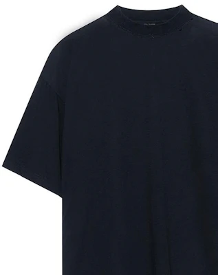 (W) 巴黎世家SS23女款宽松版字母印花黑色T恤。 739784TOVF49034 Purchase (W) 巴黎世家SS23女款宽松版字母印花黑色T恤。 739784TOVF49034