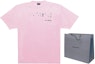 Shop (W) Balenciaga SS23 粉色模糊陰影標誌常規版型 T 恤。 641655TOVO53204
