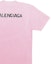 Cheap (W) Balenciaga SS23 粉色模糊陰影標誌常規版型 T 恤。 641655TOVO53204