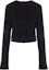 Lookbook (Women) Balenciaga SS24 Black Knit Cardigan, Solid Color, Regular Fit. 793604T33281000