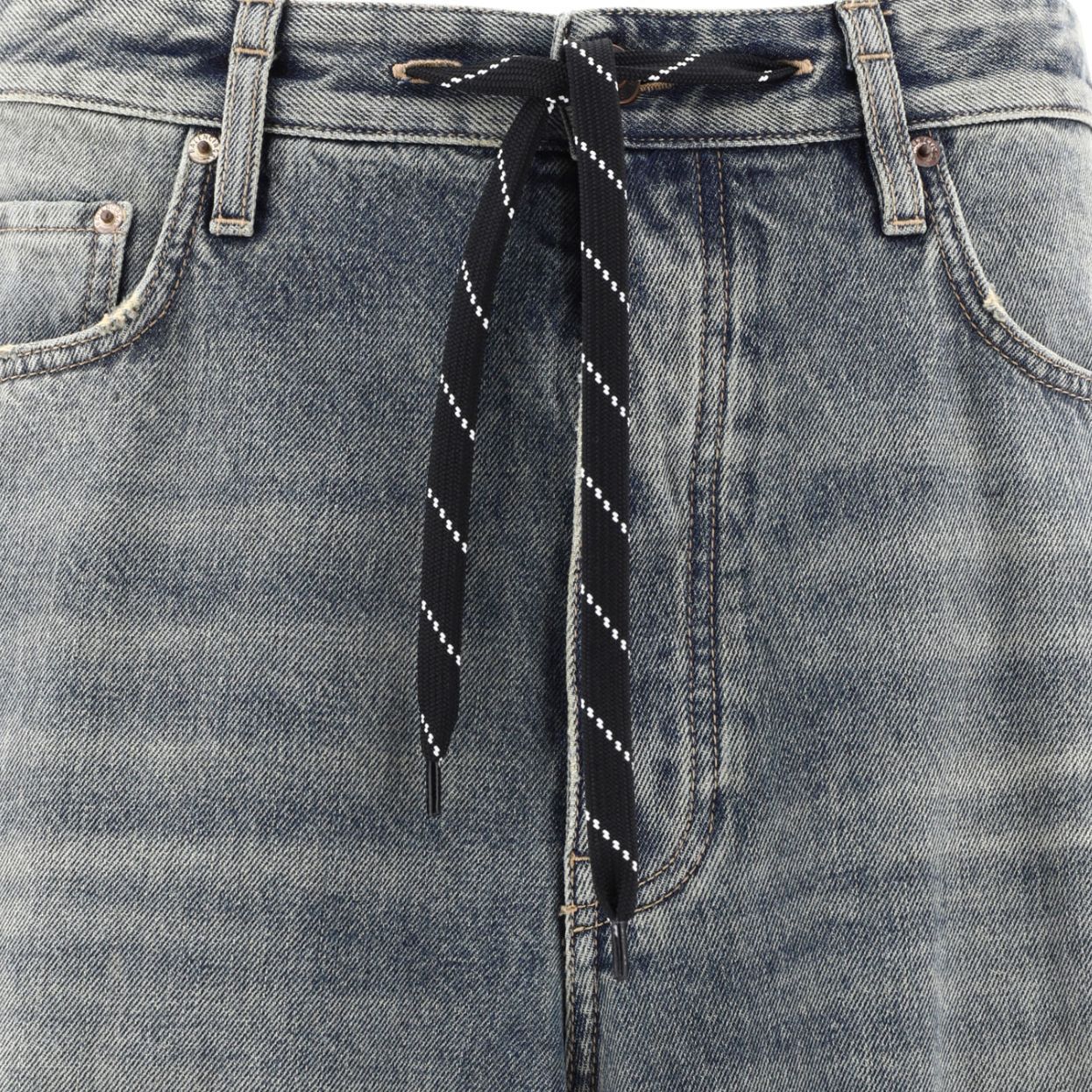 (Women) Balenciaga SS24  Blue Straight-Leg Loose Fit Zipper Pocket Jeans. 786643TJW952204 圖 4